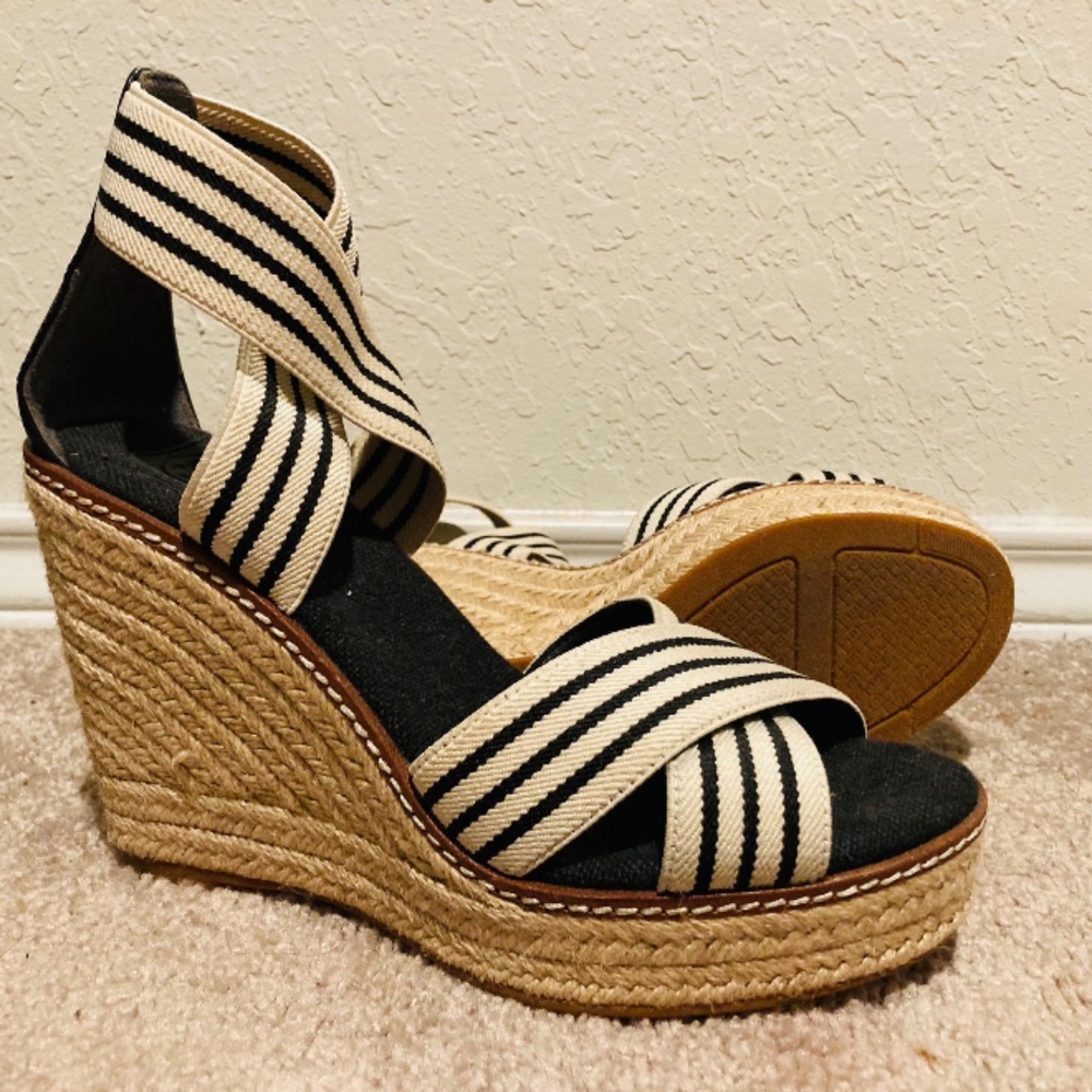 Tory Burch Espradille Wedged Sandals